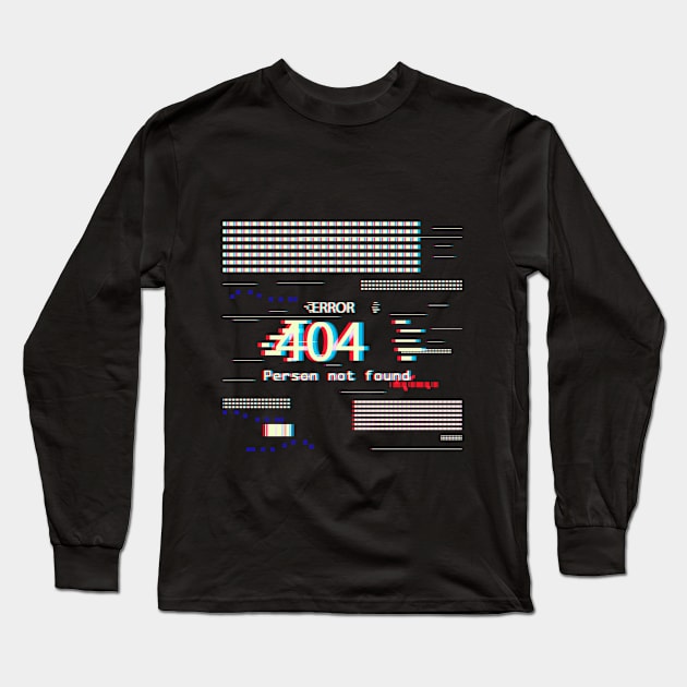 error 404 gaming Long Sleeve T-Shirt by DriSco